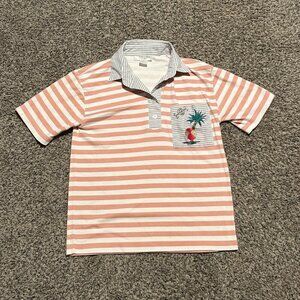 Vintage Women’s Beach Striped Polo